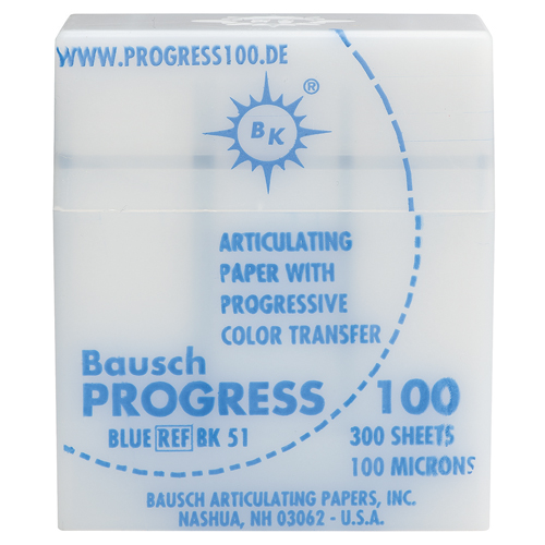 LABOSHOP: Bausch Progress 100 - papier d'articulation,boîte en